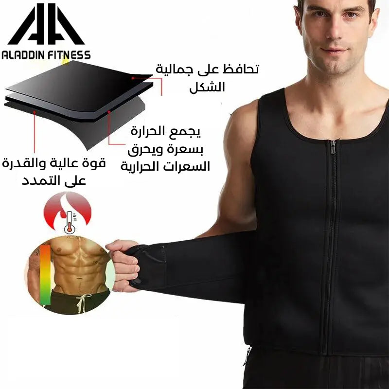 مشد رجالي حراري لاصق