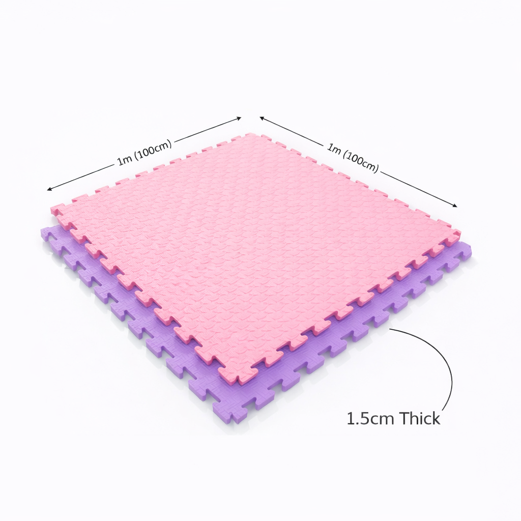 ارضيات مطاط 1m*2cm