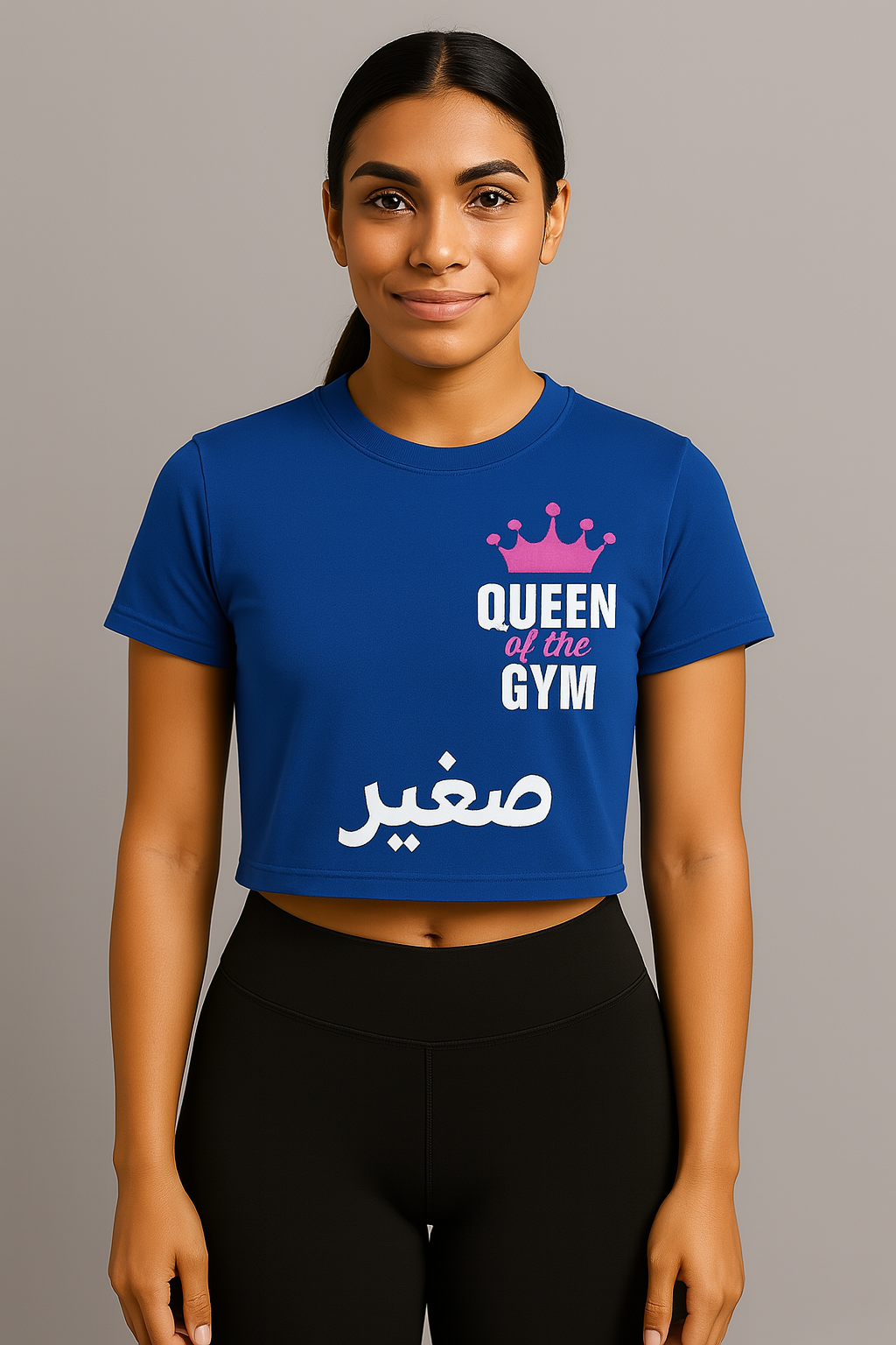 تشيرت قصير هاف نسائي قابل للطباعة