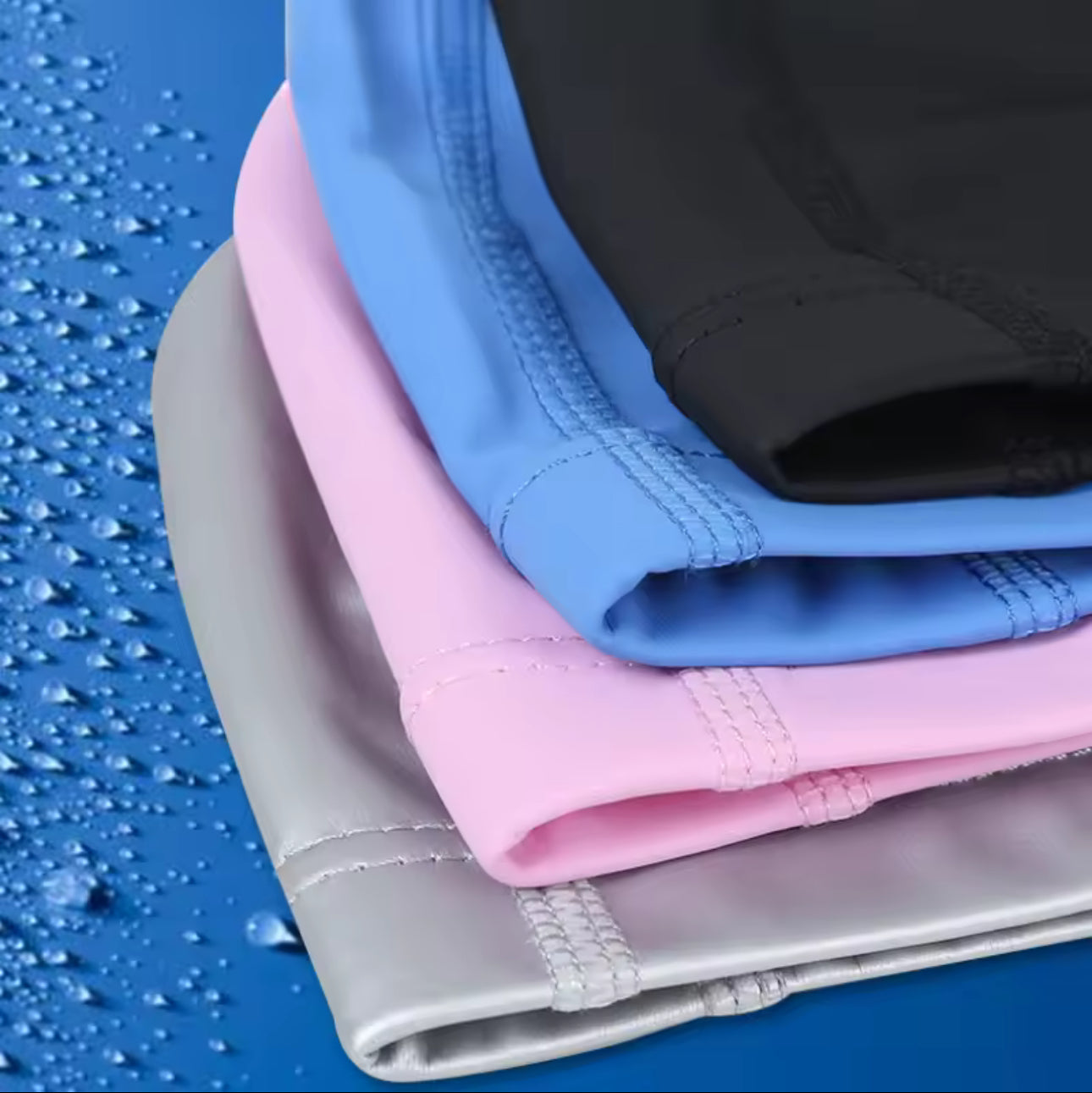 كب سباحة قصير قماش مشمع