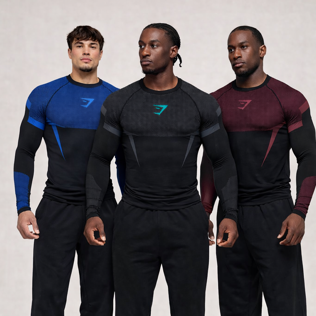 تيشيرت جم شارك رجالي ضاغط