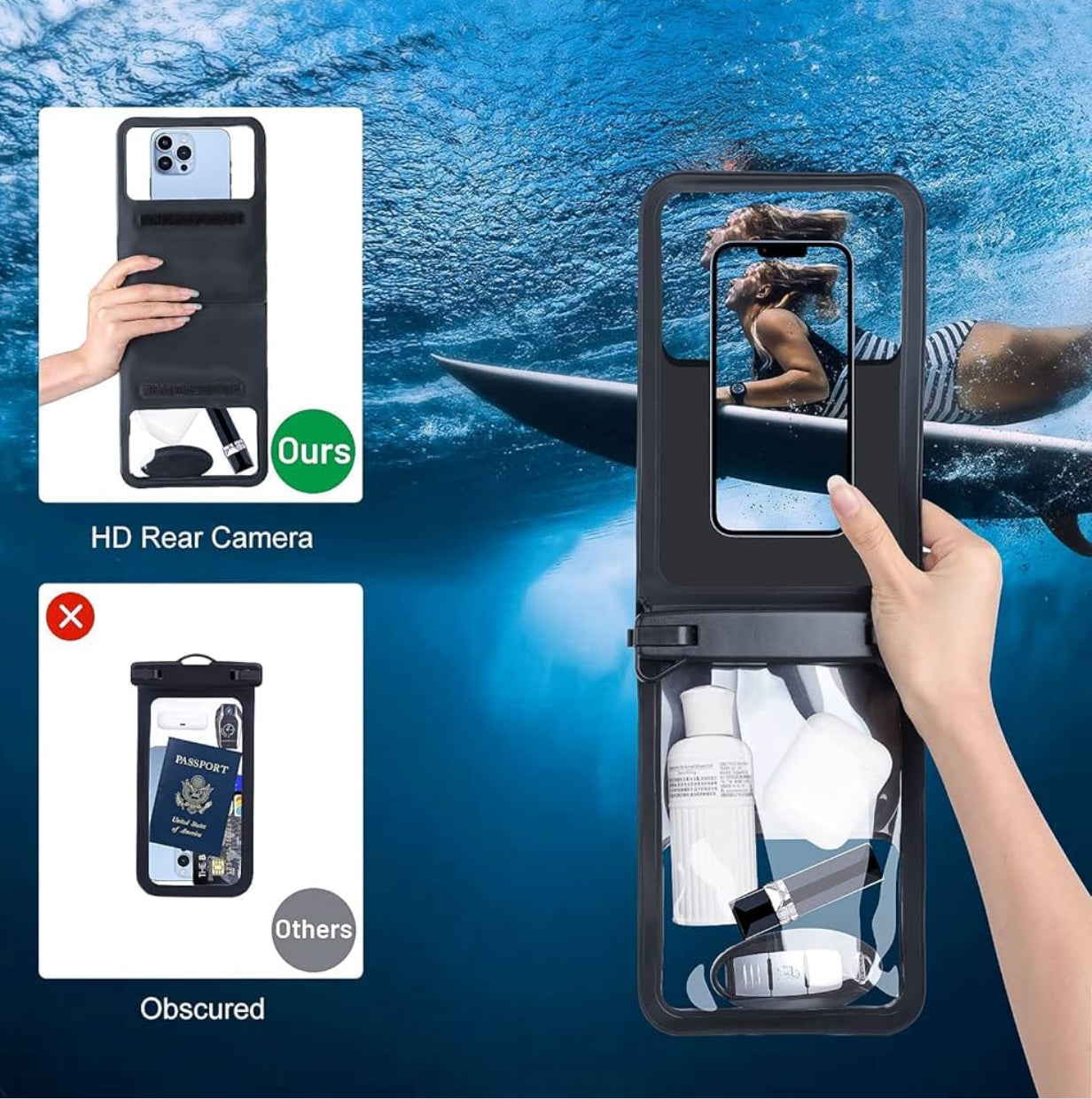 حافظة ضد الماء متعددة الاستخدامات