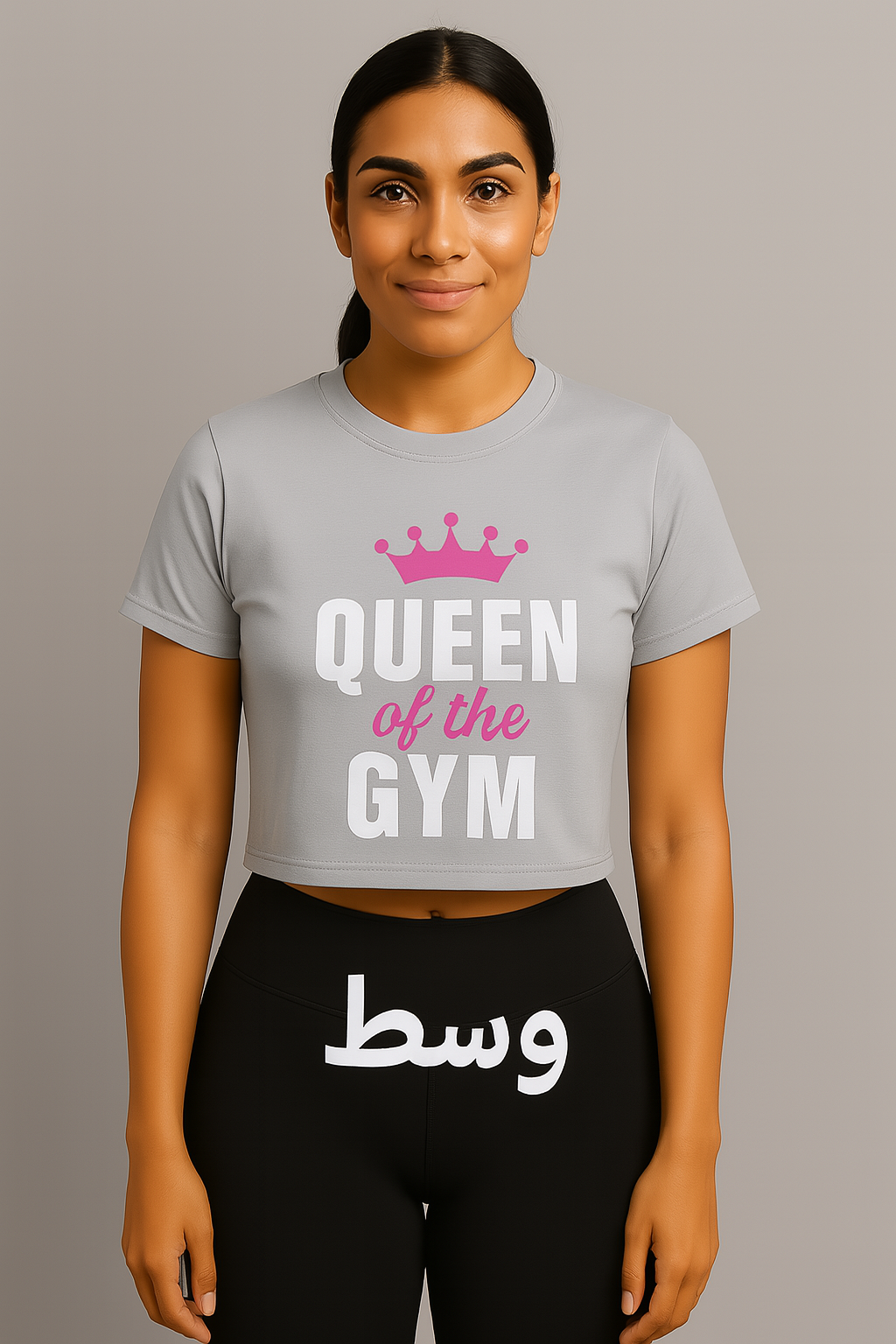 تشيرت قصير هاف نسائي قابل للطباعة