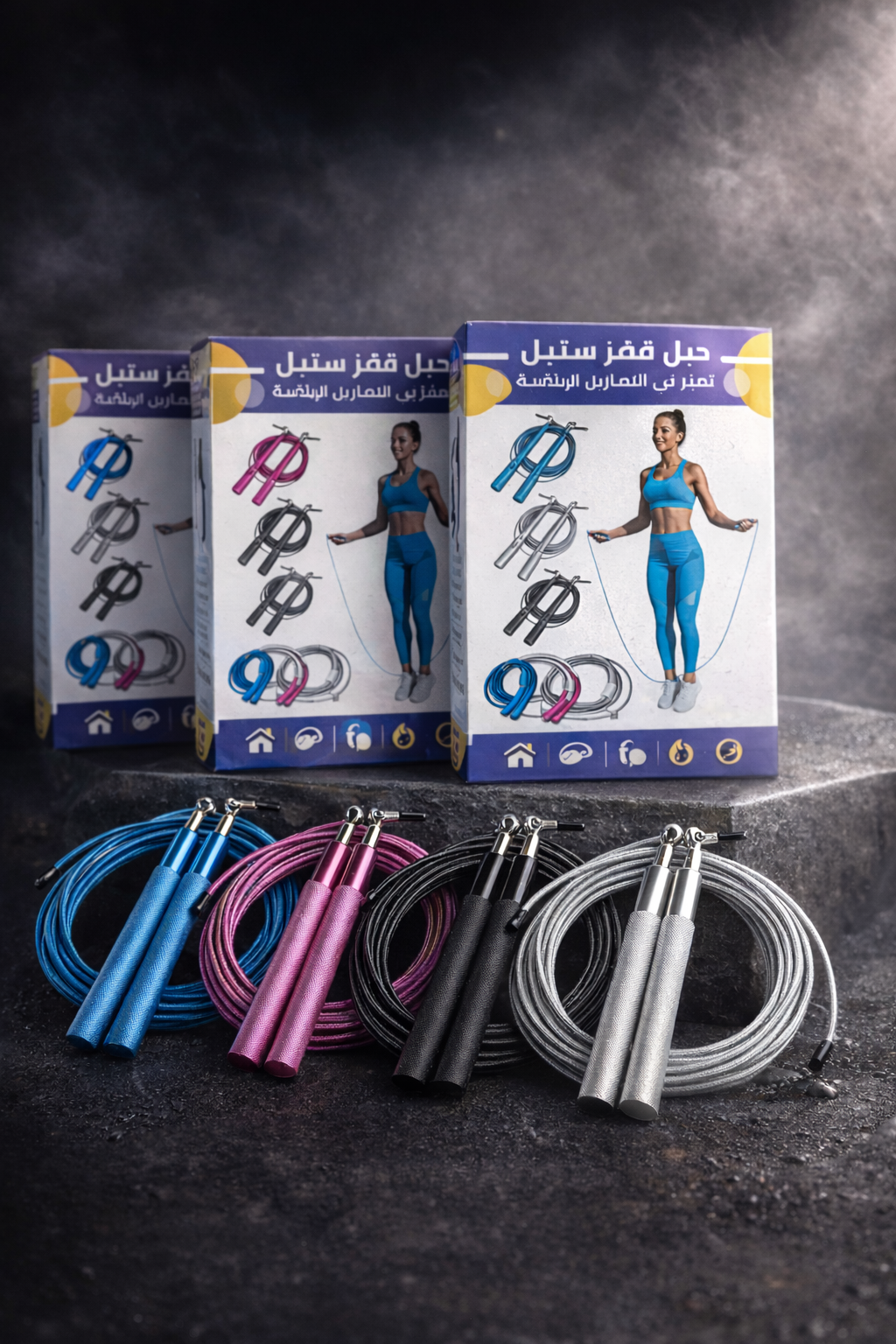 حبل قفز ستيل