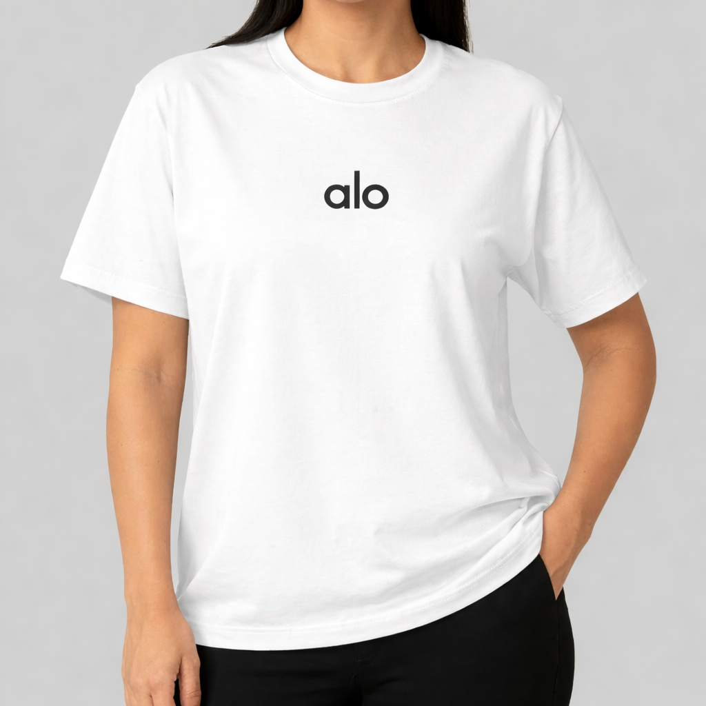 تشيرت alo قطني هاف