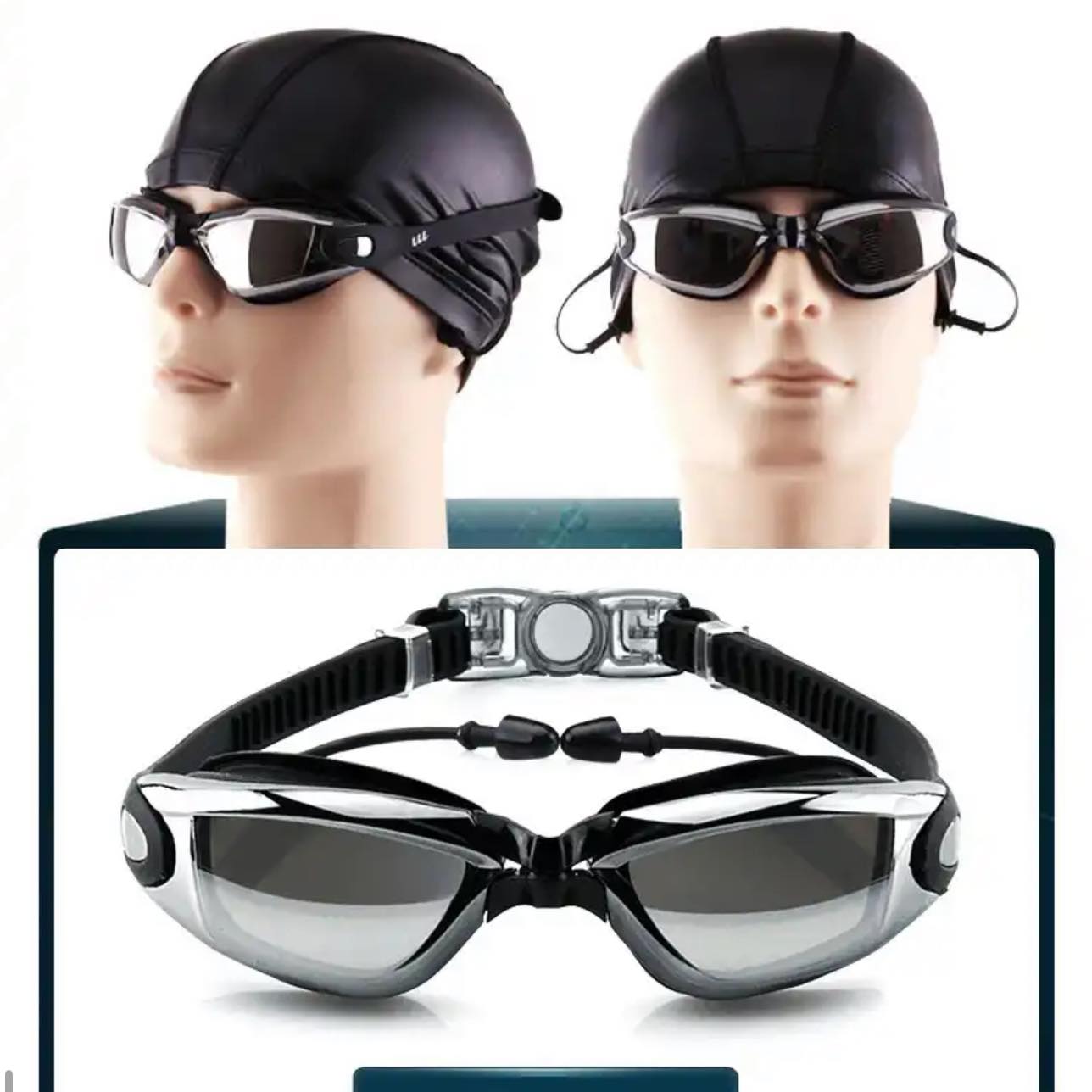 نظارات سباحة مع علبة