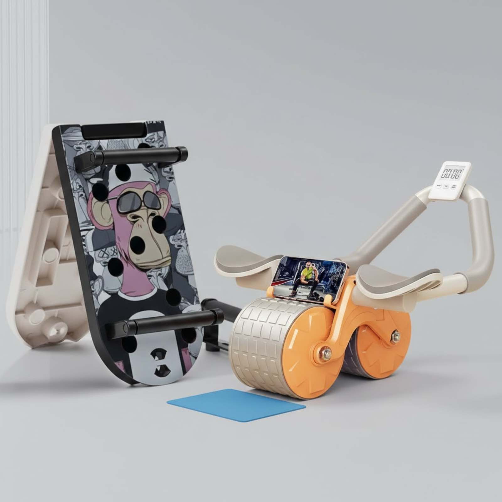 عرض القوة ونحت الجسم المنزلي 🔥🏋️