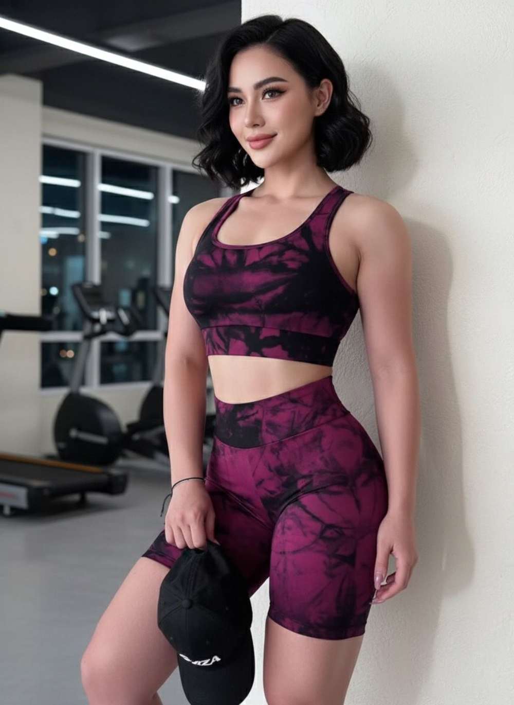 تراك نسائي قصير مشجر