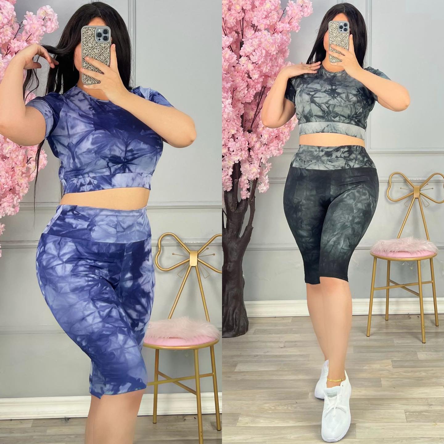 تراك نسائي قصير مشجر