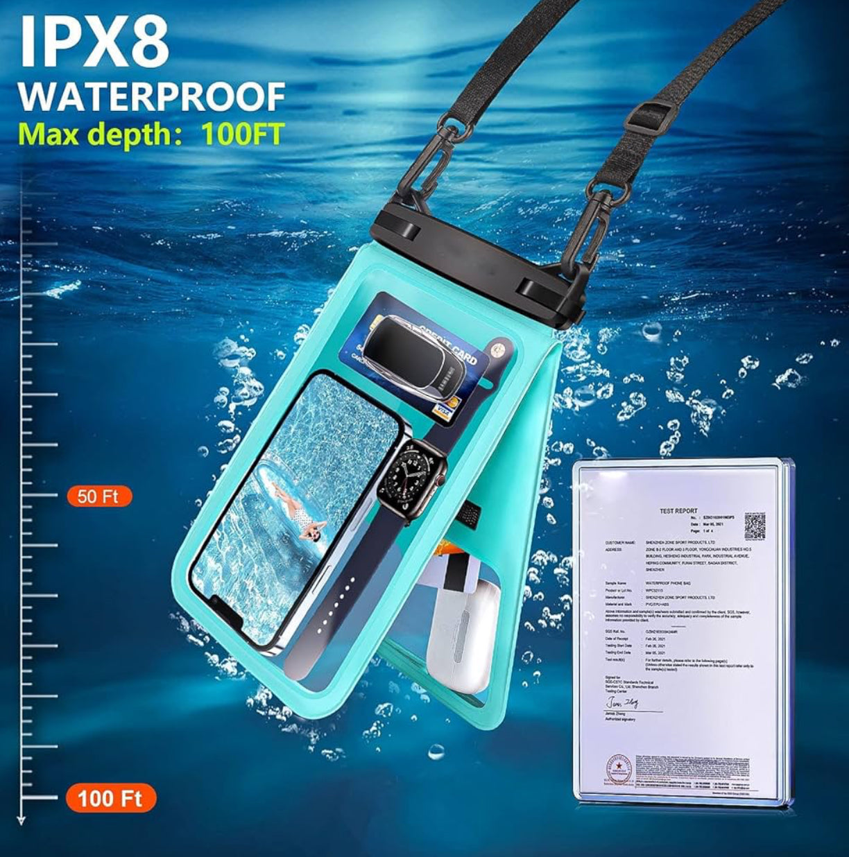 حافظة ضد الماء متعددة الاستخدامات