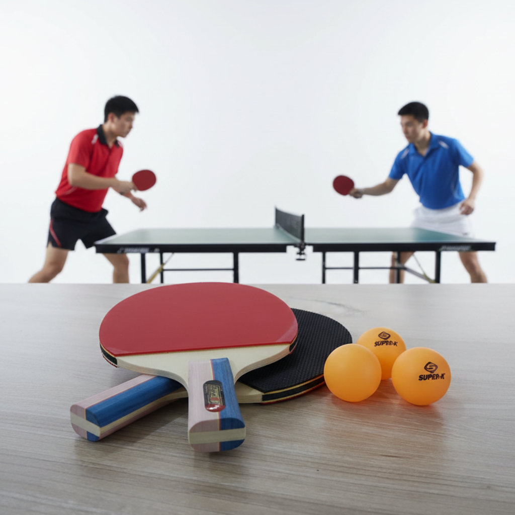 ركت منضدة مضارب وكره – خشبي