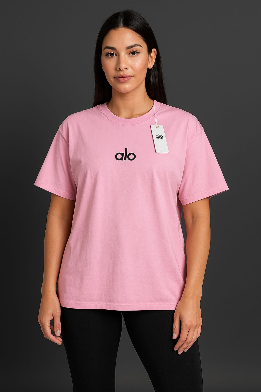 تشيرت alo قطني هاف