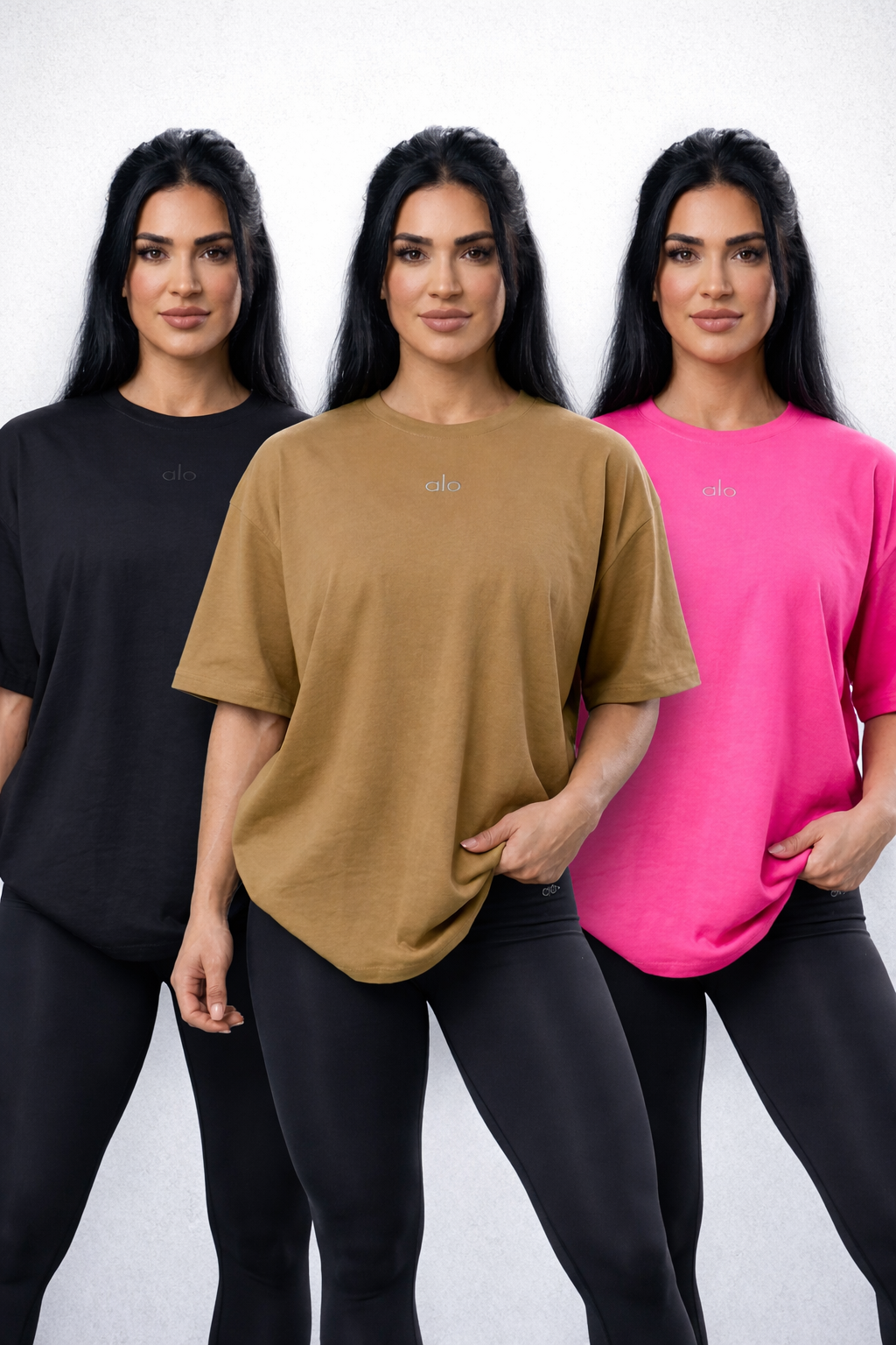 تشيرت alo قطني هاف