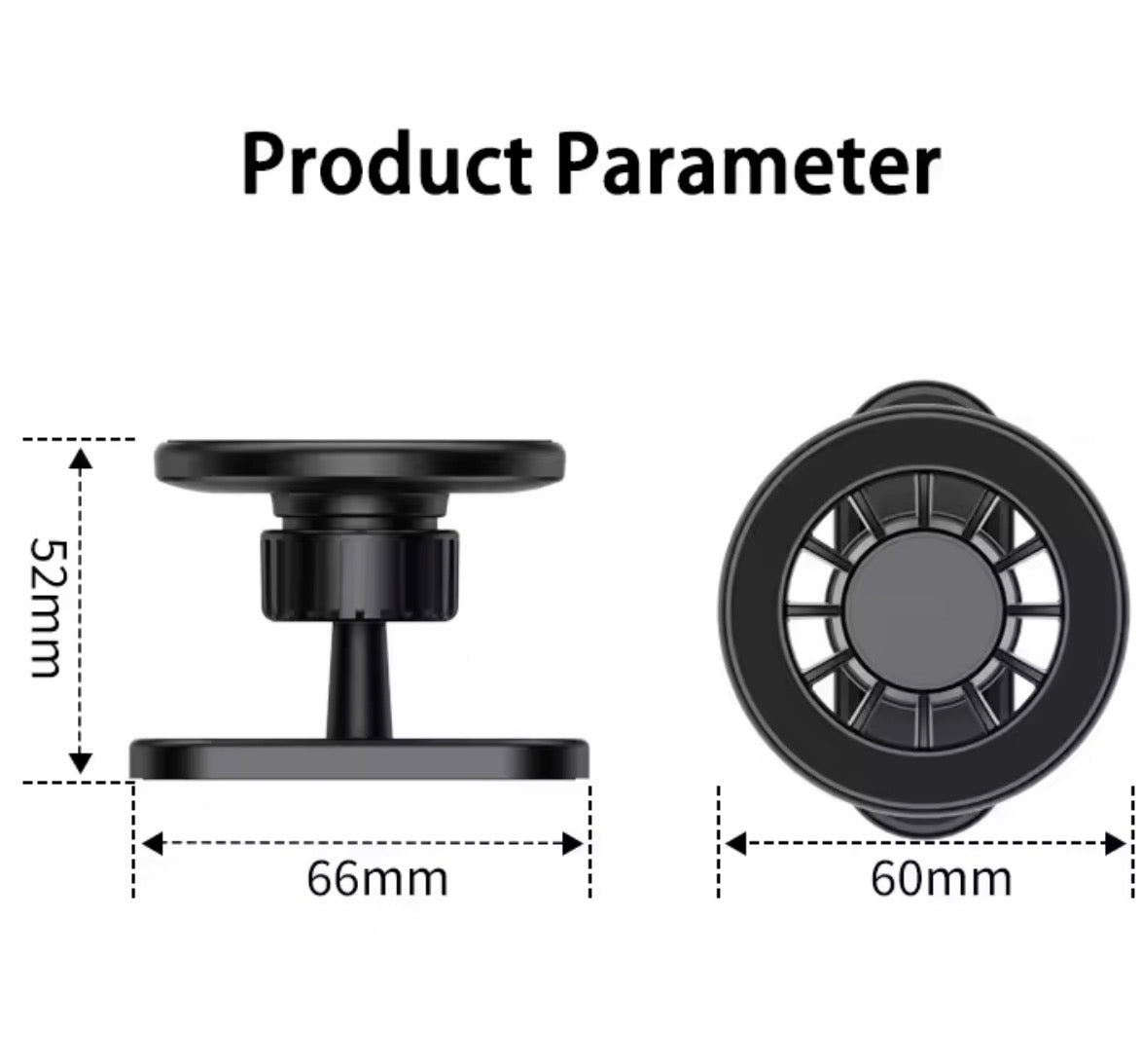 حامل موبايل مغناطيسي 360° – Magnetic Phone Holder