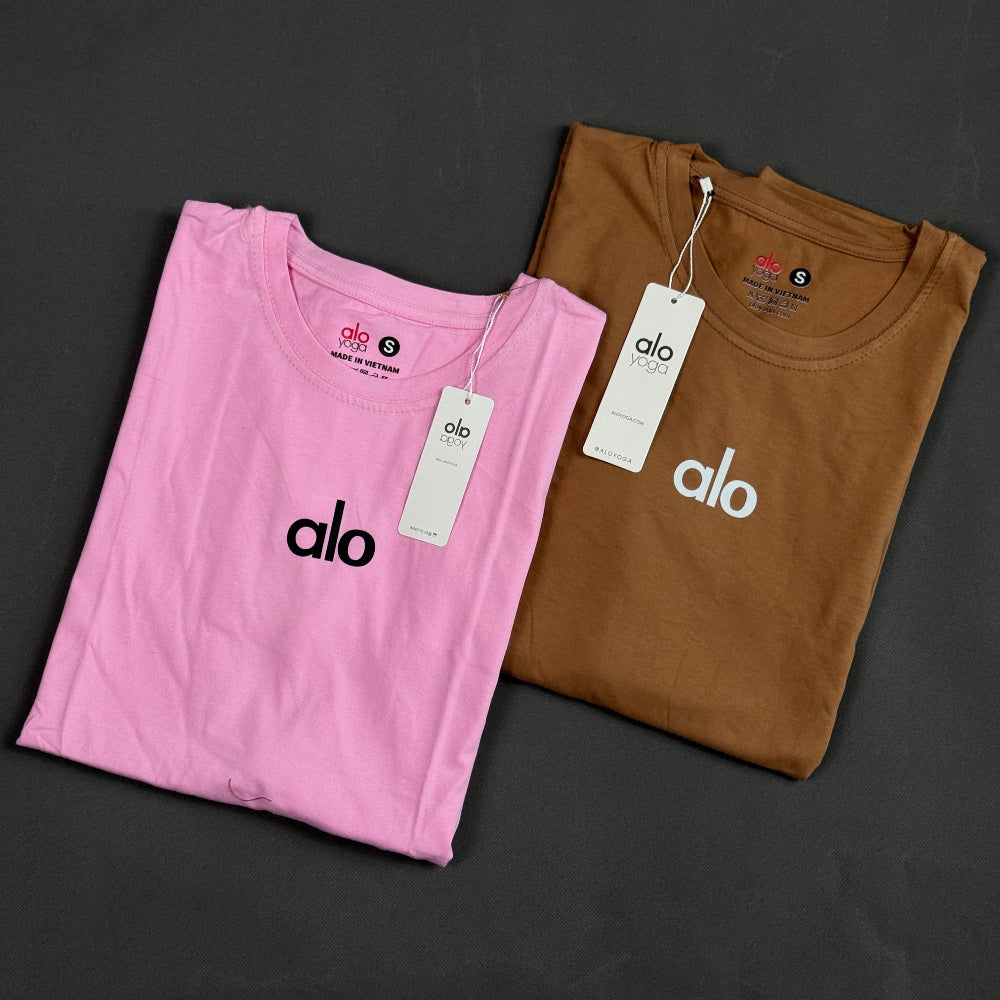 تشيرت alo قطني هاف