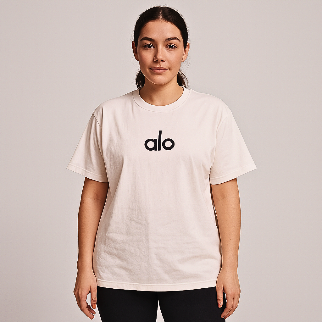 تشيرت alo قطني هاف