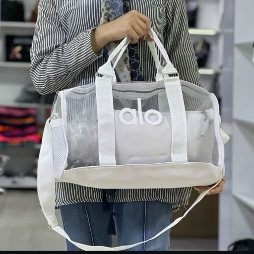 حقيبة alo شفاف