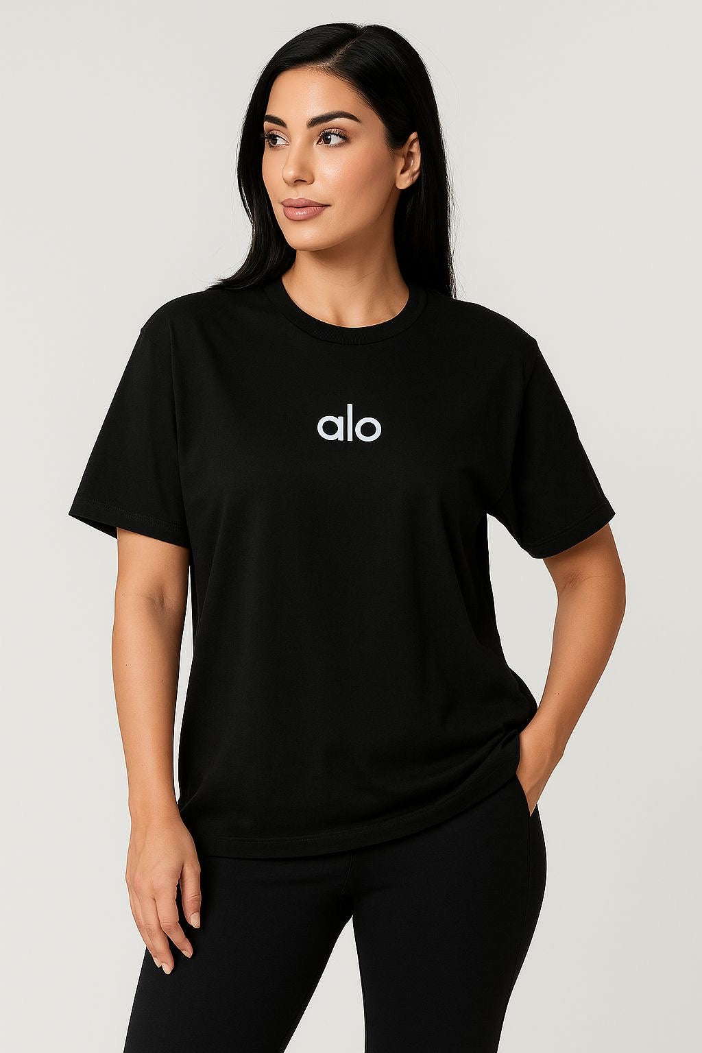 تشيرت alo قطني هاف