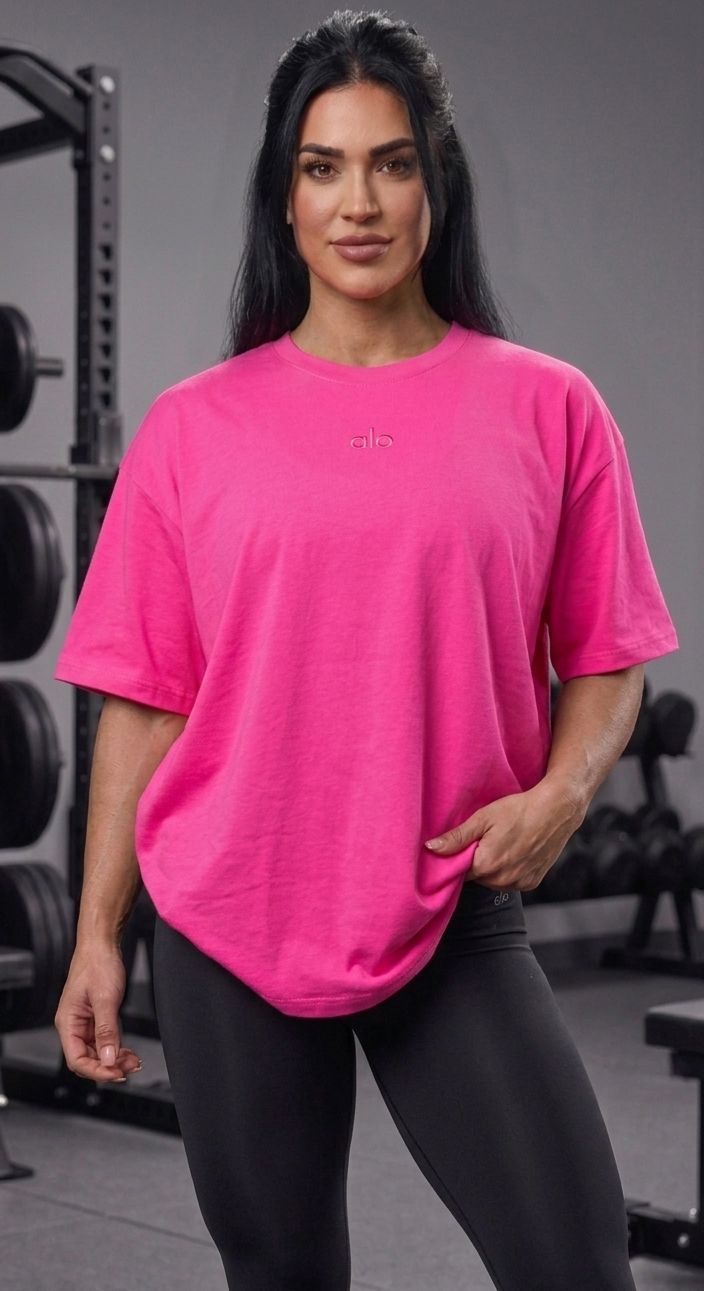 تشيرت alo قطني هاف