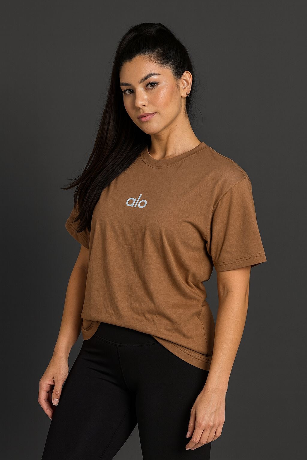 تشيرت alo قطني هاف