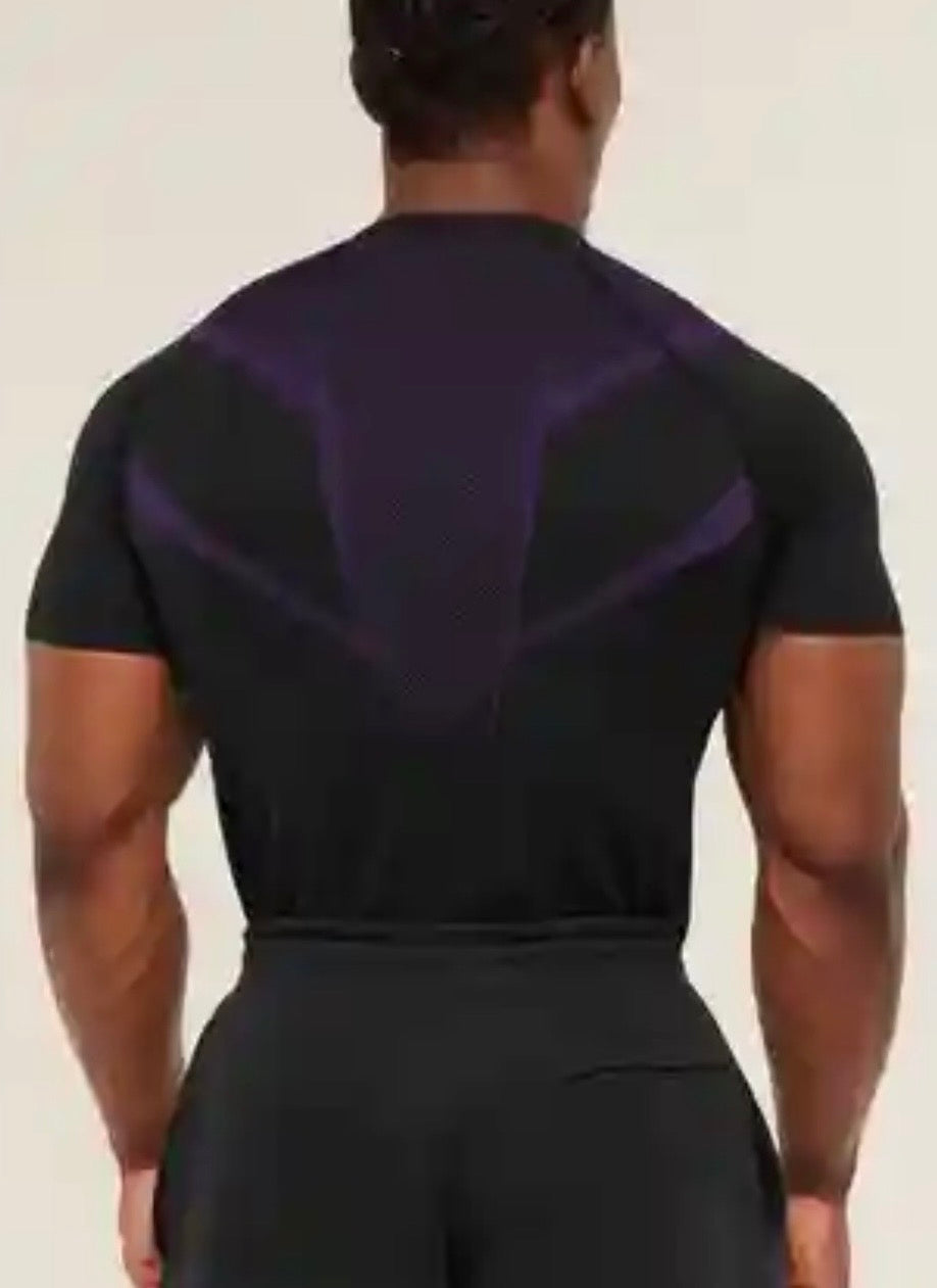 تشيرت جم شير منقط نص ردن