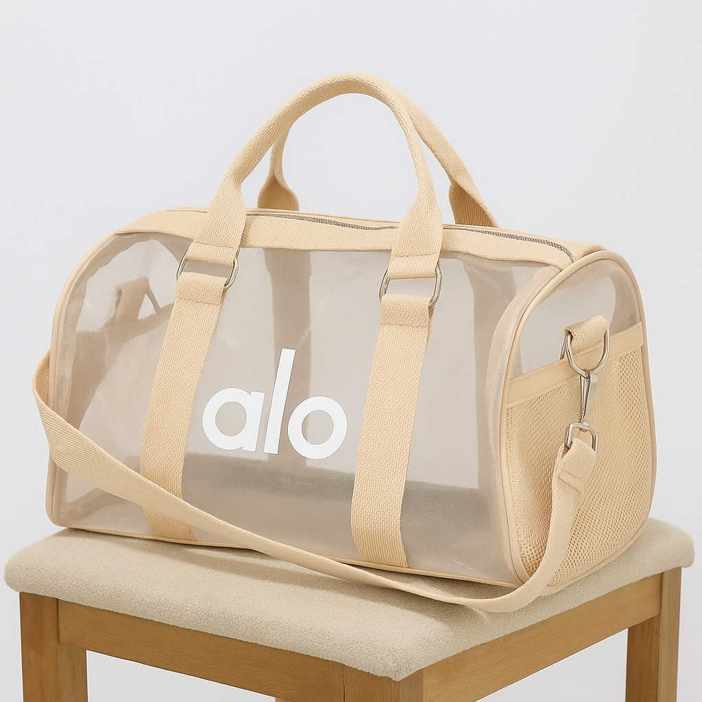 حقيبة alo شفاف
