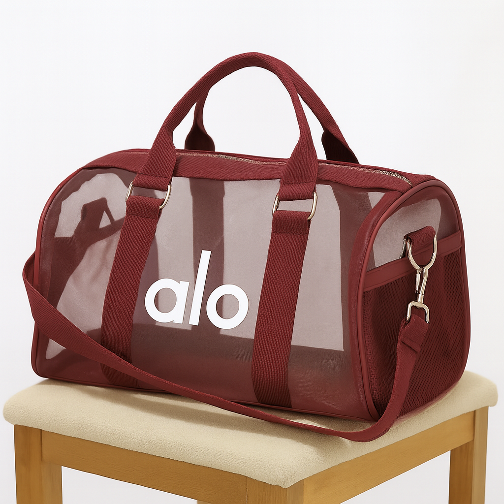 حقيبة alo شفاف