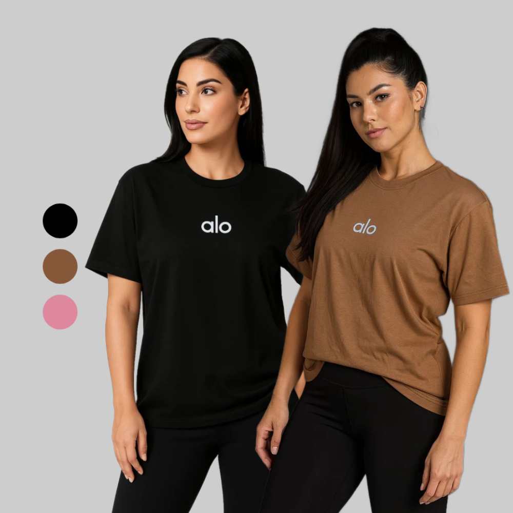 تشيرت alo قطني هاف