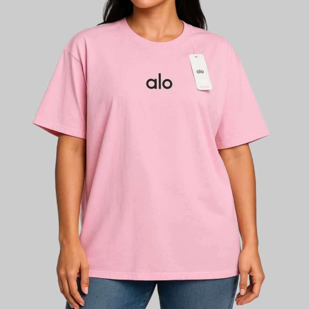 تشيرت alo قطني هاف