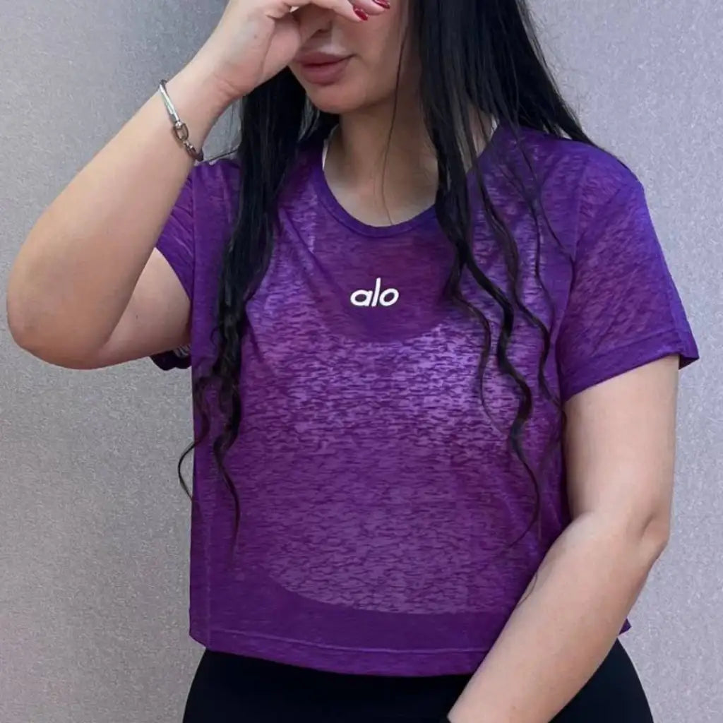 تشيرت نص ALO شفاف