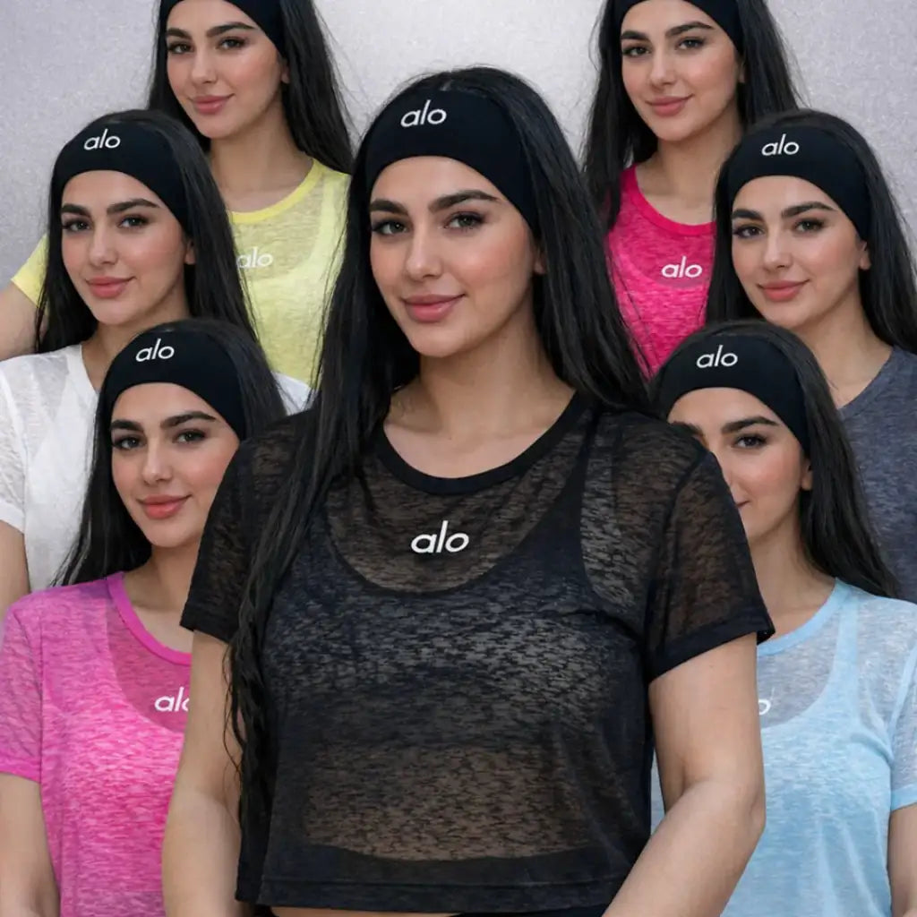 تشيرت نص ALO شفاف