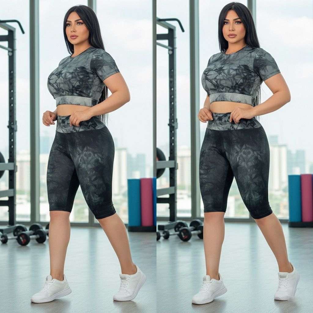 تراك نسائي قصير مشجر